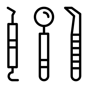 Dentist Tools, Probe, Medical Equipment, Medical Instrument, Dental Probe, Tools icon