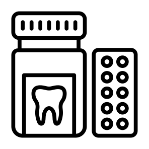 Medicine, Dental, Drug, Tooth, Pills, Teeth, Dental Care  icon