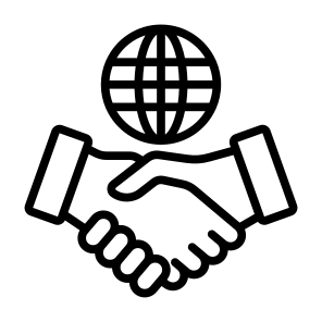 Business Partnership, Global, Collaboration, Cooperation, Cooperate, Partnership icon