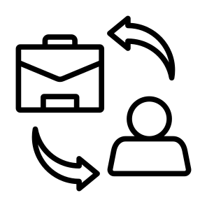 Business To Consumer, Business, Consumer, Customer, Transaction, Clients icon