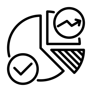 Market Share, Segmentation, Market, Analysis, Pie Chart, Statistics icon