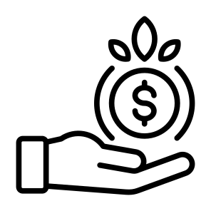 Profit Investment,  Profit, Investment, Sustainability, Green Economy, Sustainable Growth icon