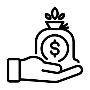 Profitable, Investment, Profit, Money, Grow, Cash icon