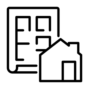 Blueprint, House, Design, Sketch, House Plan icon