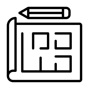 Design, House, Sketch, Architecture, Blueprint icon