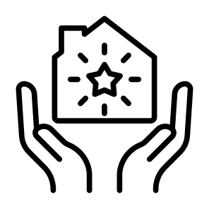 Dream Home, House, Dream, Stars, Imagination icon