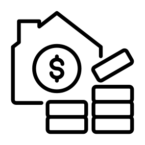 Home Equity, House, Price, Purchase, Cost icon