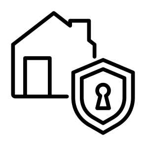Security, Shield, Home, Protection, Insurance icon