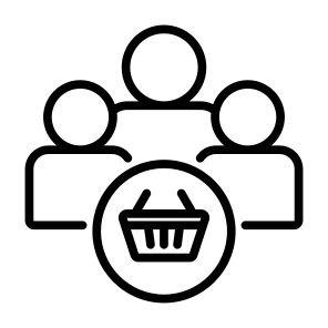 Consumer, User, Commerce, Shopping, Marketing icon