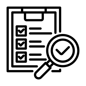 Criteria, Research, Clipboard, Survey, Applied  icon