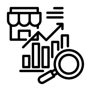 Market, Research, Store, Sales, Statistics icon