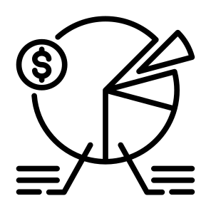 Research, Marketing, Analysis, Report, Pie Chart icon