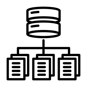 Server, Files And Folders, Information, Data, Network  icon