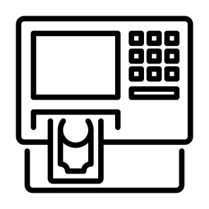 Atm, Security, Banking, Cash Machine, Atm Machine, Cash Withdrawal  icon