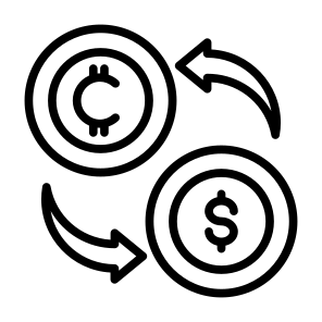 Exchange, Currency, Conversion, Rate, Money  icon
