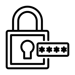 Password, Passkey, Padlock, Security System, Access icon