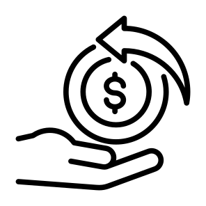 Refund, Money, Shopping, Financial, Refunding  icon