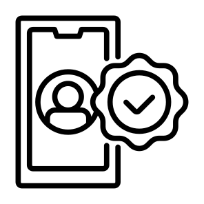 Verified Account, Verified User, Verified, Account, User Profile, Security  icon