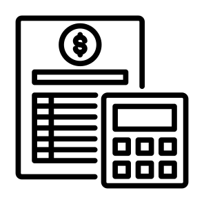 Budgeting, Finance, Budget, Accounting, Tax  icon