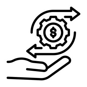 Money Management, Money, Finance, Management, Flow  icon