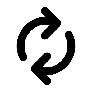 Loop, Arrows, Arrow, Turn, Update, Refresh, Reload, Change, Again, Looping, Self Loop, Recurrent, Ongoing icon