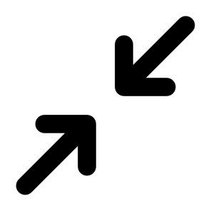 Minimize, Arrows, Direction, Interface, Orientation, Multimedia Option icon