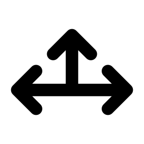 T Junction, Arrows, Left, Right, Direction, Navigation, Crossroad, Roads icon