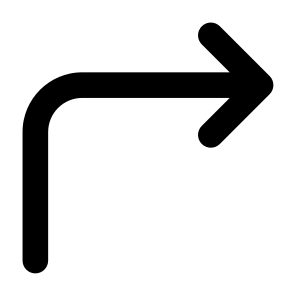 Turn Right, Arrows, Direction, Orientation, Multimedia Option, Signaling, Right Turn icon