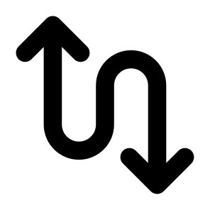 Zig Zag, Arrows, Direction, Sign, Navigate, Zigzag, Zigzag Arrow icon