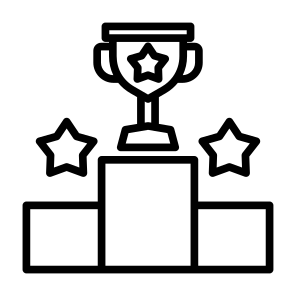 Competition, Cup, Trophy,  Winner, Champion, Podium icon