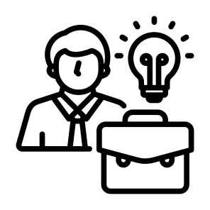 Entrepreneur, User, Light Bulb, Manager, Businessman,  Professions And Jobs icon