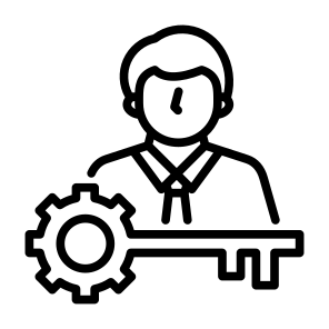 Key Person, People, Human, Key,  User, Management icon