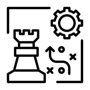 Strategic, Chess, Management,  Planning, Strategic Plan, Management icon