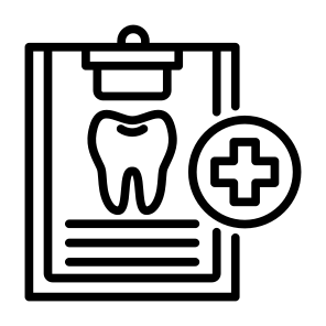 Medical Record, Healthcare, Medical, Dental Care, Dentist, Tooth, Teeth, Clipboard icon