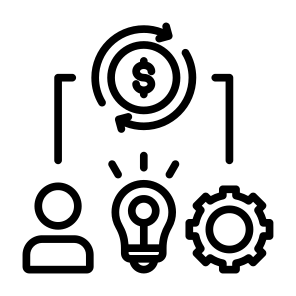 Business Model, Progress, Management, Idea, Modeling icon