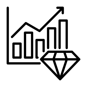 Business Value, Product, Increase, Investment, Growth icon