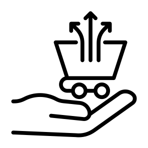 Cross Selling, Flexibility, Sell, Commerce, Shopping Cart icon