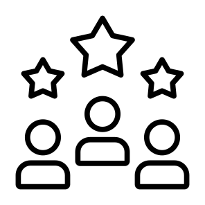 Customer Satisfaction, Rate, Review, Testimonial, Satisfaction icon