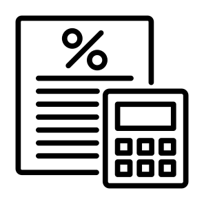 Tax, Calculations, Financial Report, Document, Financial Statement icon