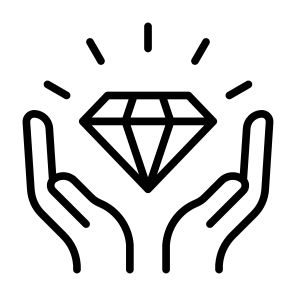 Value Proposition, Asset, Diamond, Wealth, Value icon
