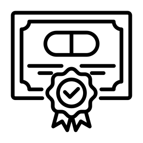 Certificate, Medicine, Pharmacy, Medication, Healthcare And Medical  icon