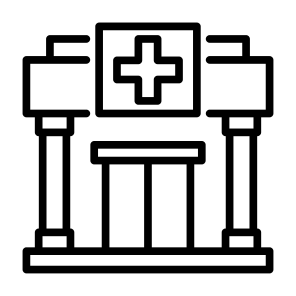 Health Clinic, Clinic, Hospital, Hospital Building, Hospitals icon