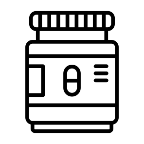 Medicine, Bottle, Pharmacy, Drugs, Pills, Healthcare And Medical icon