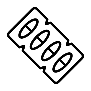 Pills, Pharmacy, Drugs, Medication, Blister Pack icon