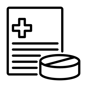 Prescription, Medicine, Medication, Pills, Medical Report  icon