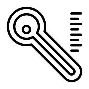 Thermometer, Temperature, Fever, Illness, Health icon