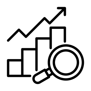 Analysis, Chart, Statistics, Increase, Growth icon