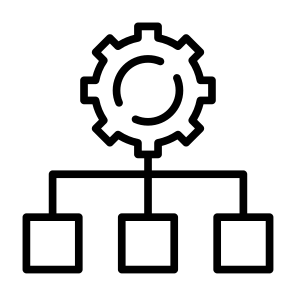 Business Plan, Gear, Planning, Project Management, Structure icon