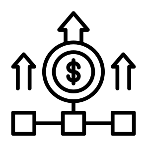 Financial Guide, Money, Planning, Up Arrow, Future icon