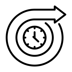 Future, Duration, Time, Long Term, Arrow icon